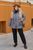 Женская теплая куртка цвет графит р.50/52 445149 445149 фото