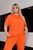 Жіночий костюм-двійка колір помаранчевий р.48/50 455364 455364 фото