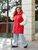 Жіноча жилетка без капюшона колір червоний р.48/50 451161 451161 фото