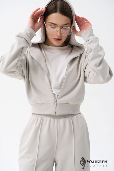 Жіночий костюм двійка колір бетон р.M 454282 454282 фото