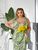 Жіночий костюм-двійка з льону колір салатовий р.50/52 456359 456359 фото