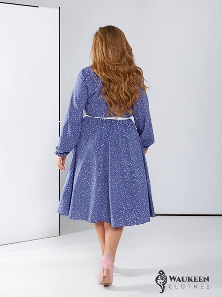 Жіноча вільна сукня із софту колір фіолетовий р.48/52 450553 450553 фото
