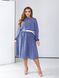Жіноча вільна сукня із софту колір фіолетовий р.48/52 450553 450553 фото 3