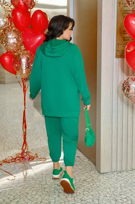 Жіночий костюм трійка зелений р.50/52 396672 396692 фото