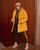 Жіночий прогулянковий костюм трійка з гірчичною курткою та костюмом з лампасами хакі р.50/52 386437 385716 фото