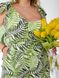 Жіночий костюм-двійка з льону колір салатовий р.54/56 459420 459420 фото 4