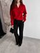 Жіночий светр-поло колір червоний р.42/46 450415 450415 фото 3