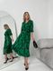 Жіноча сукня із шовкового софту колір зелений р.42/44 454125 454125 фото 4