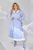 Жіноча вільна сукня із софту колір блакитний р.50/52 450396 450396 фото