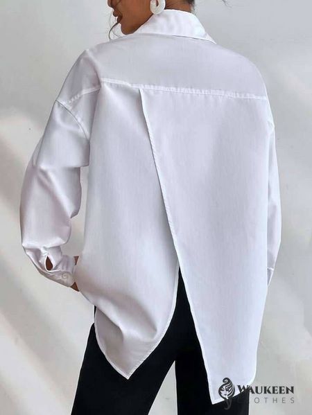 Жіноча сорочка із софту колір білий р.56/58 451260 451260 фото