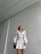 Жіночий комбінезон із шортами-спідницею колір білий р.46/48 454067 454067 фото 1