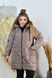 Женская теплая курточка цвет бежевый р.54 445899 445899 фото 3