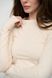 Жіночий базовий лонгслів колір бежевий р.M 452759 452759 фото 3
