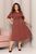 Жіноча сукня з поясом колір капучино р.48/50 441588 441588 фото