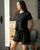 Жіноча піжама із шортами «Selena» колір чорний р.L 453323 453323 фото