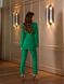 Жіночий брючний костюм колір зелений на підкладці р.XS 439964 439964 фото 3