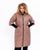 Жіноча куртка-пальто з плащової тканини колір капучино р.48 358123 358123 фото