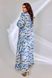 Жіноча сукня вільного крою колір блакитний р.50/52 452817 452817 фото 2