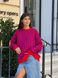 Жіночий светр вільного крою колір фіолетовий р.42/48 446544 446544 фото 1