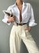 Жіноча базова сорочка з бавовни колір білий р.42/46 449324 449324 фото 12