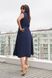 Жіноча сукня із софту міді колір синій р.42/44 456293 456293 фото 1