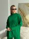 Женский вязанный костюм цвет зеленый р.42/48 448848 448848 фото 4
