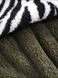 Женская пижама с меха Тедди цвет зебра хаки р.42/46 449019 449019 фото 7