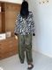 Жіноча піжама з хутра Тедді колір зебра хакі р.42/46 449019 449019 фото 8