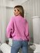 Жіночий светр з дірками рожевого кольору р.42/46 407260 407260 фото 9