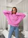 Жіночий светр з дірками рожевого кольору р.42/46 407260 407260 фото 10