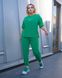 Жіночий спортивний костюм з футболкою колір зелений р.42/44 452653 452653 фото 1