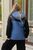 Жіноча жилетка з капюшоном колір джинс р.50/52 440625 440625 фото
