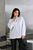 Жіноча блуза із софту колір білий р.48/50 452787 452787 фото