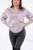 Жіноча сорочка із шовку армані колір лаванда принт камінь р.44/48 446630 446630 фото