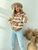 Жіночий светр вовняний в смужку з блискавкою бежевий з молочним р.42/46 396782 396782 фото