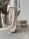 Жіночі брюки з декоративним шнурком колір бежевий р.42 451519 451519 фото 1