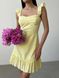 Жіноча сукня з прошви колір жовтий р.42 437875 437875 фото 7