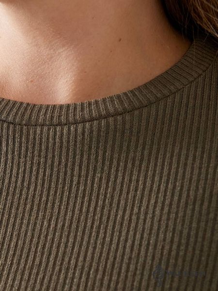 Жіночий светр із ангори колір оливковий р.60/62 448754 448754 фото