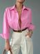 Жіноча базова сорочка з бавовни колір рожевий р.42/46 449326 449326 фото 4