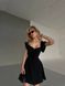 Жіноча сукня в горох колір чорний р.42/46 455533 455533 фото 4