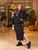 Жіночий спортивний костюм зі спідницею колір чорний р.48/50 450202 450202 фото