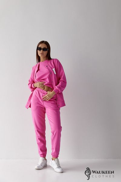 Жіночий костюм худі+джогери колір барбі р. XS 441440 441440 фото