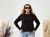 Жіночий светр із ангори колір чорний р.48/50 448660 448660 фото
