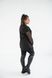 Жіноча сукня туніка з мікро дайвінгу з начосом колір чорний р.58/62 446670 446670 фото 8