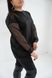 Жіноча сукня туніка з мікро дайвінгу з начосом колір чорний р.58/62 446670 446670 фото 10