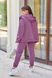 Жіночий костюм із жилеткою колір фіолетовий р.48/50 438170 438170 фото 1