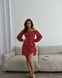 Жіноча сукня із софту колір червоний р.42/44 453259 453259 фото 1