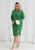Жіноча сукня приталеного крою колір зелений р.48/50 451540 451540 фото