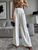 Жіночі штани палаццо колір білий р.42/44 454142 454142 фото