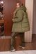 Жіночий прогулянковий костюм трійка з курткою та костюмом з лампасами хакі 386434 385716 фото 3